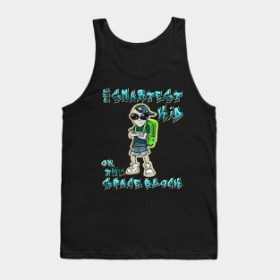 The Smartest Kid On The Space Block Tank Top